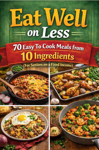 Eat Well on Less: 70 Easy To Cook Meals from 10 Ingredients (For Seniors on a Fixed Income)
