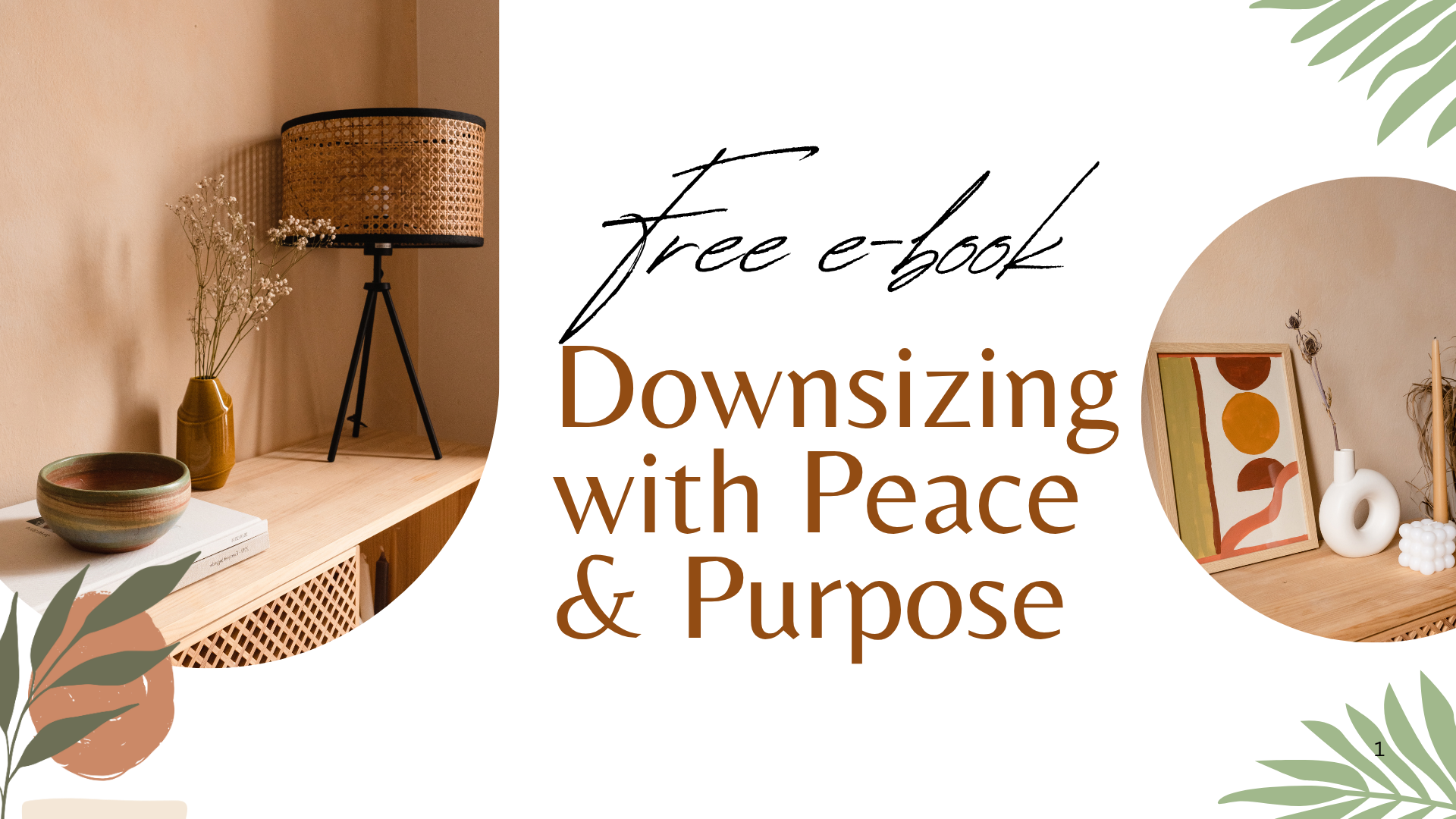 Downsizing with Peace: A Gentle Starter Guide for Your New Beginning