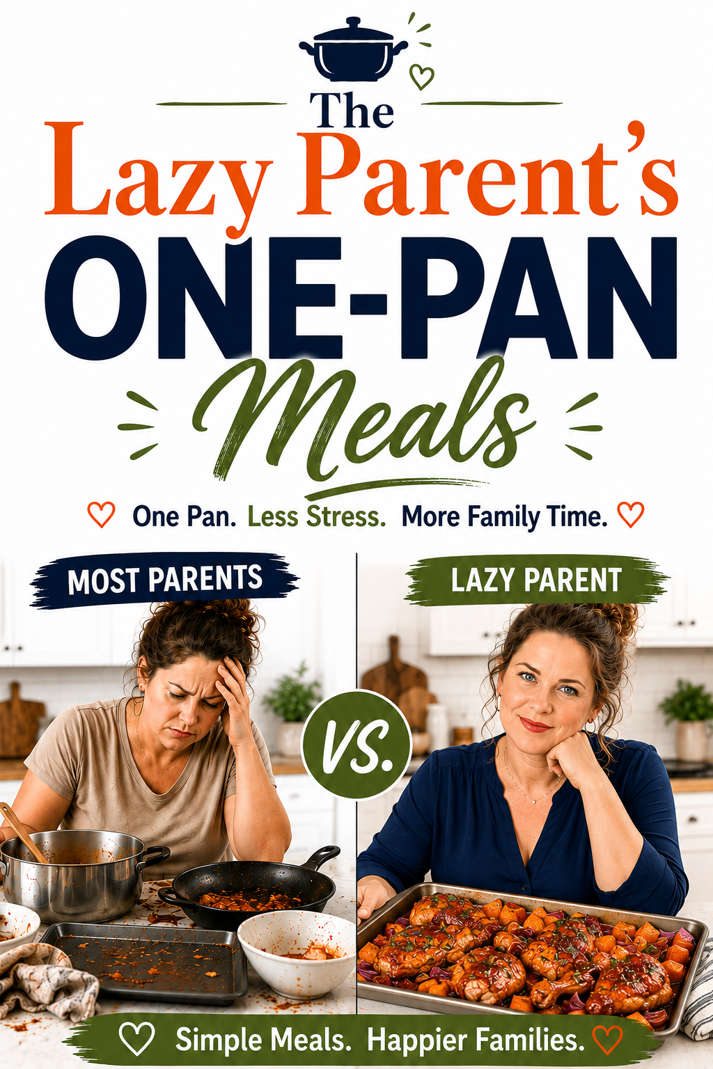 The Lazy Parent's One-Pan Meals - PDF + Flip eBook