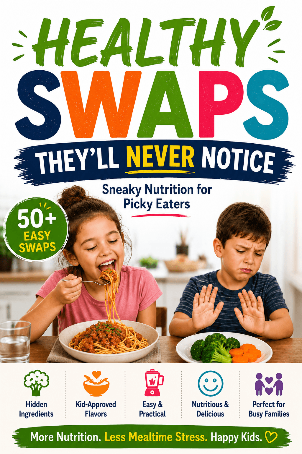 Healthy Swaps They'll Never Notice: Sneaky Ways to Add More Nutrition to Your Child's Favorite Meals