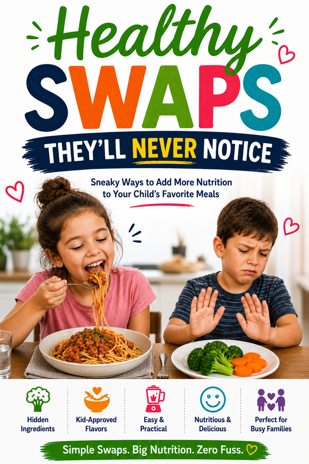 Healthy Swaps They'll Never Notice: Sneaky Ways to Add More Nutrition to Your Child's Favorite Meals